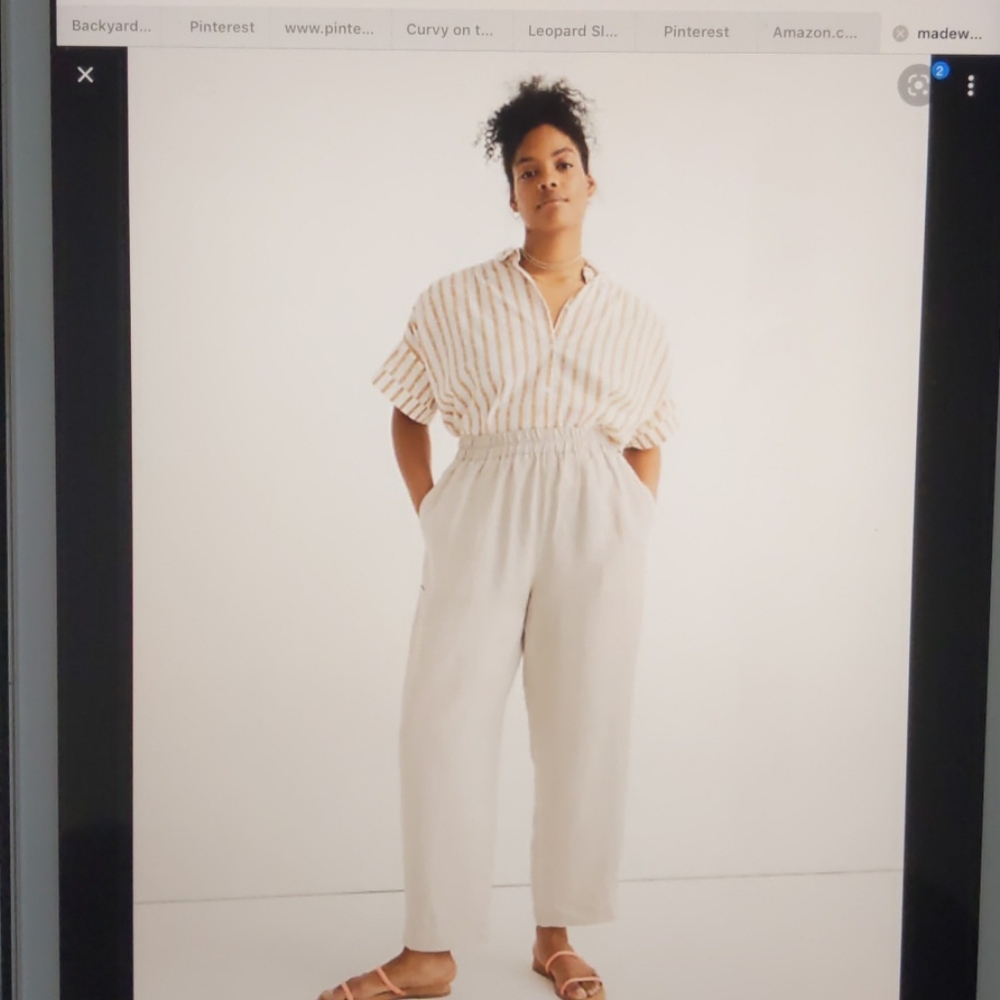Tapered Houston Pull-On Crop Pants